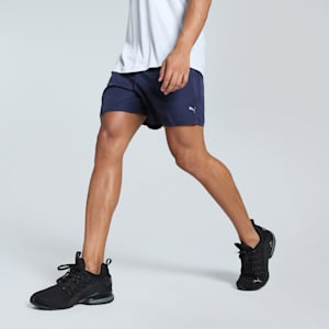 Men's Woven 5" Training Shorts, Peacoat, extralarge-IND